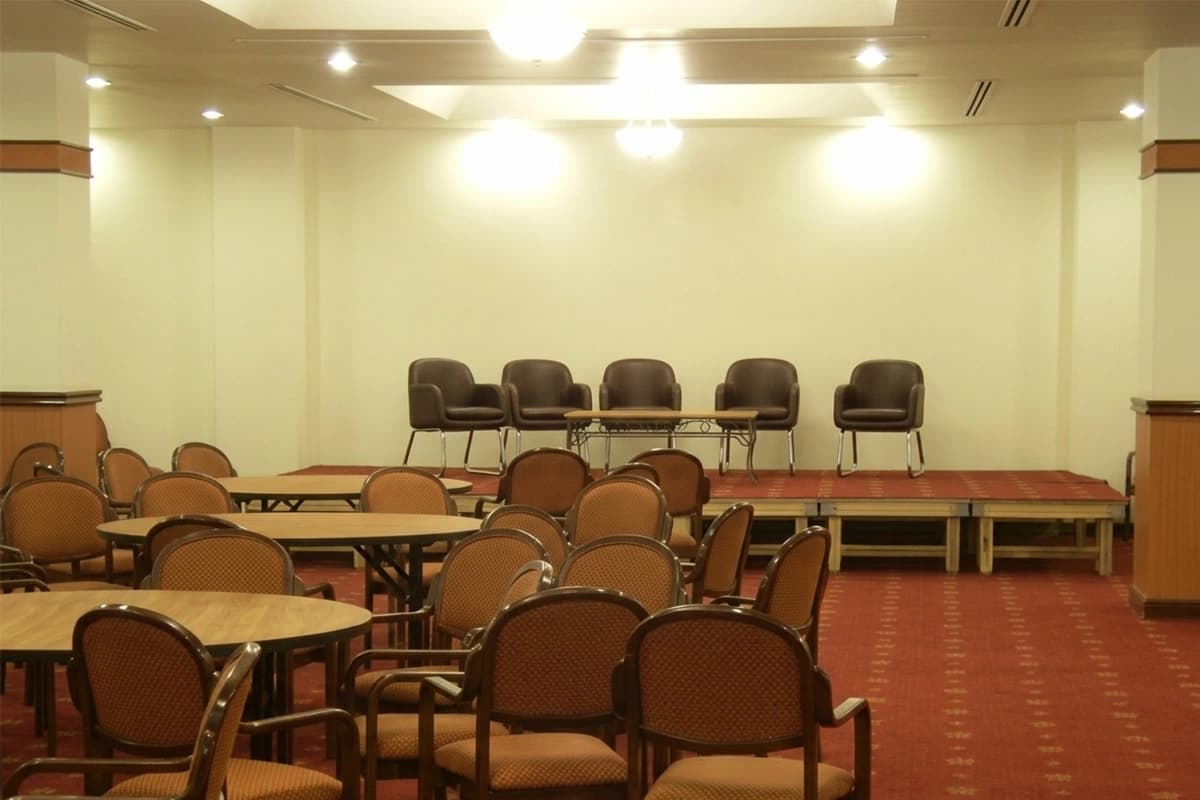 Banquet hall stage