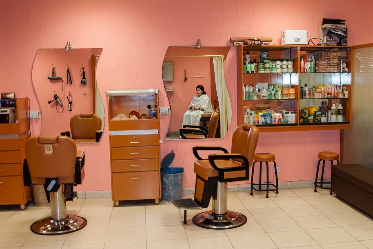 Beauty parlour interior