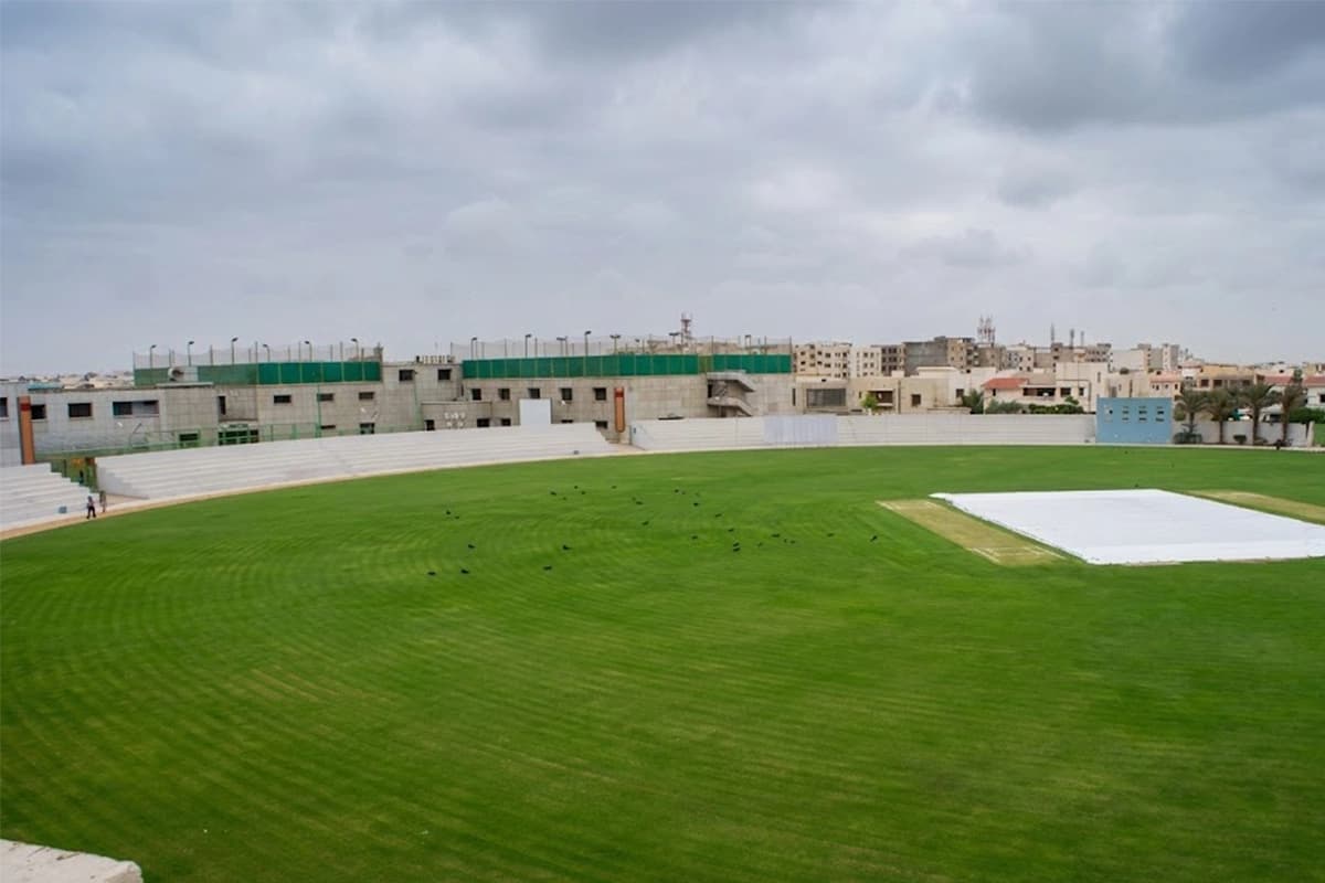 Cricket stadium pitch covers