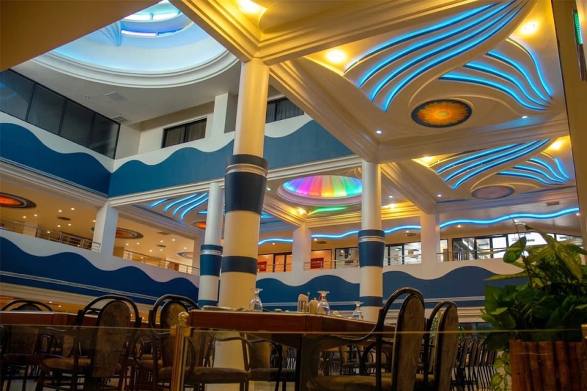 Food court interior
