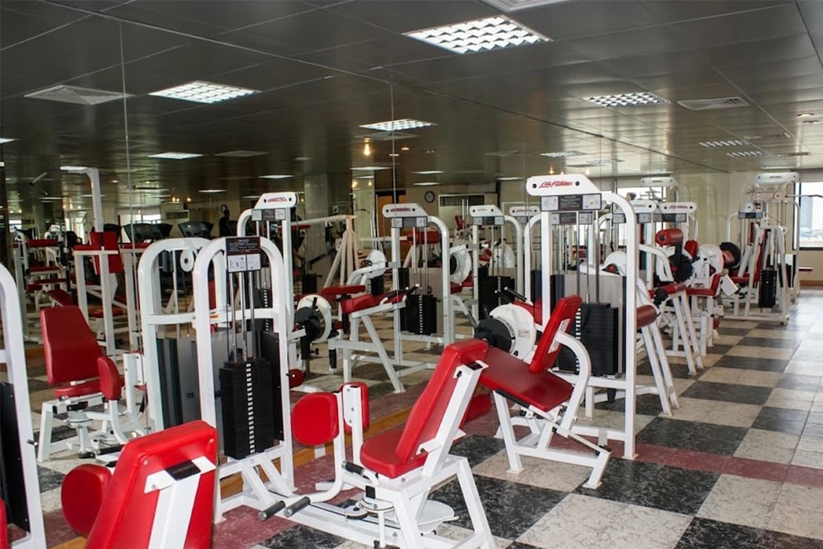 Fitness gym strength area