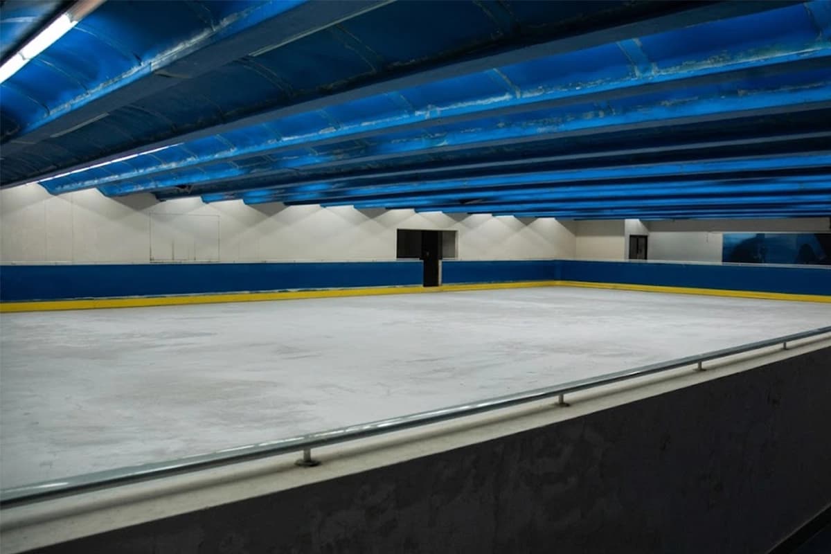 Ice rink skating surface