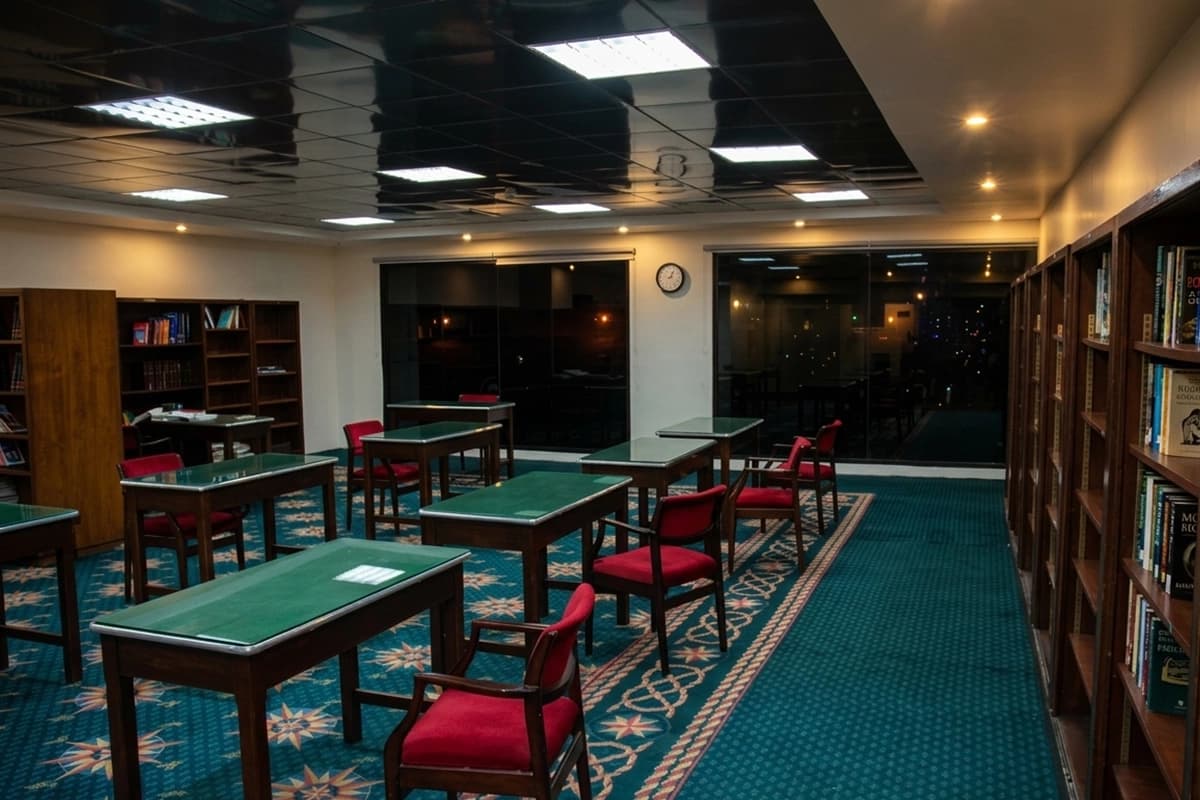 Library interior