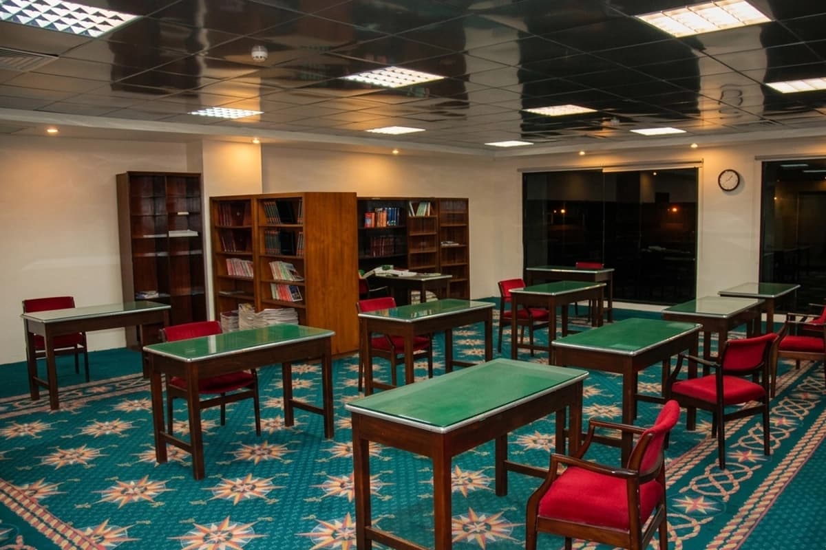 Library reading area
