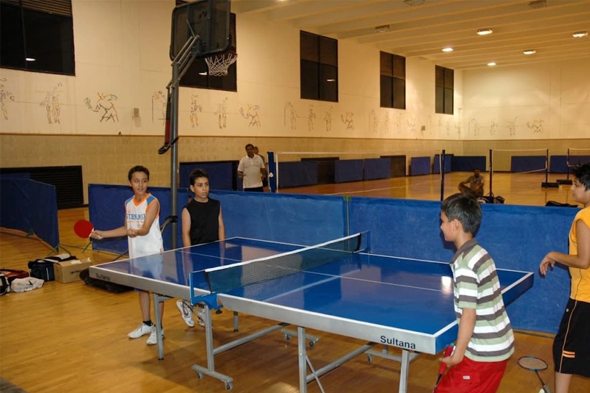 Multipurpose hall table tennis
