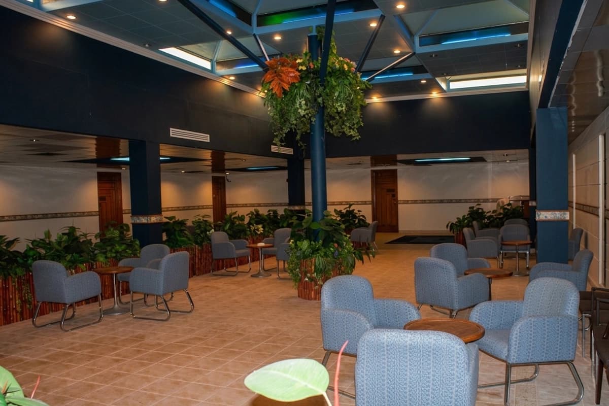 Relaxation area hanging garden