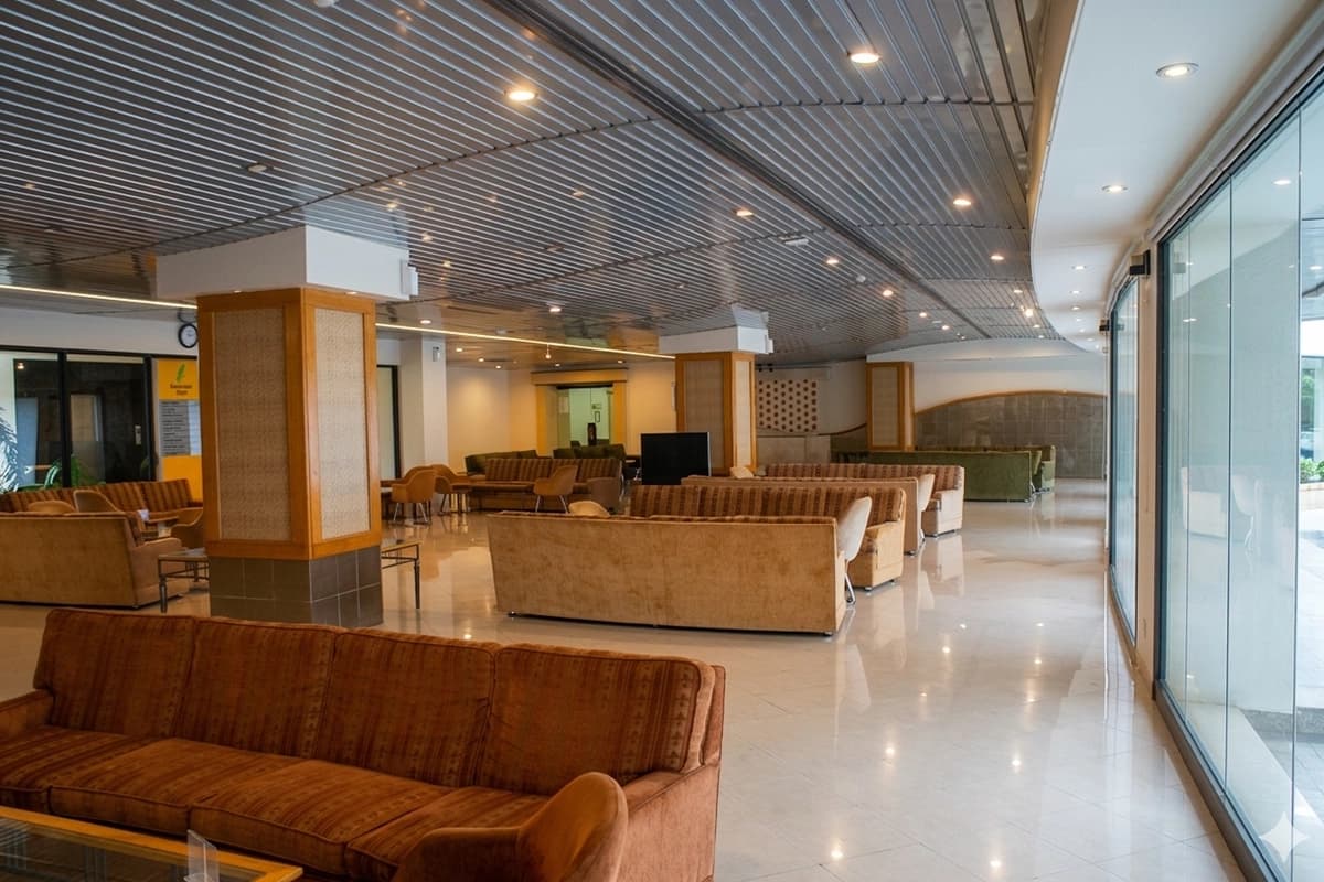 Relaxation area spacious lounge