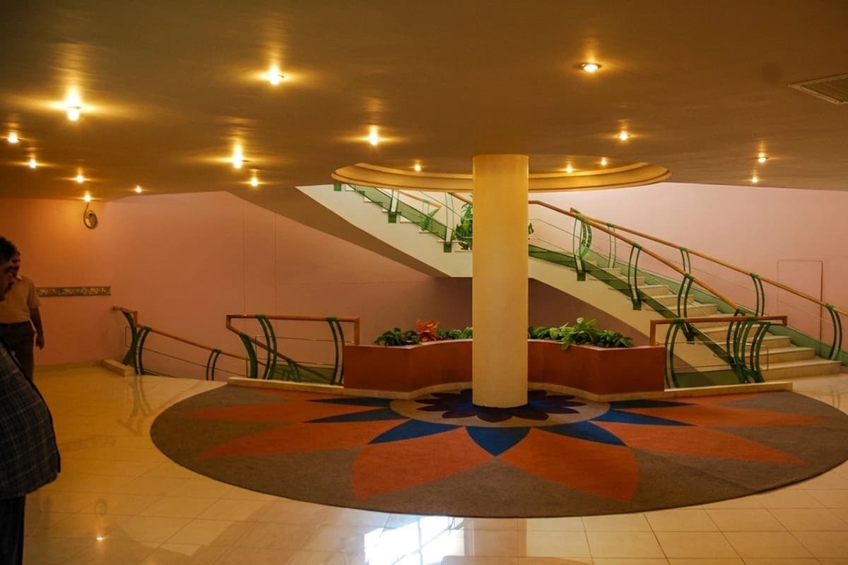 Relaxation area staircase lobby