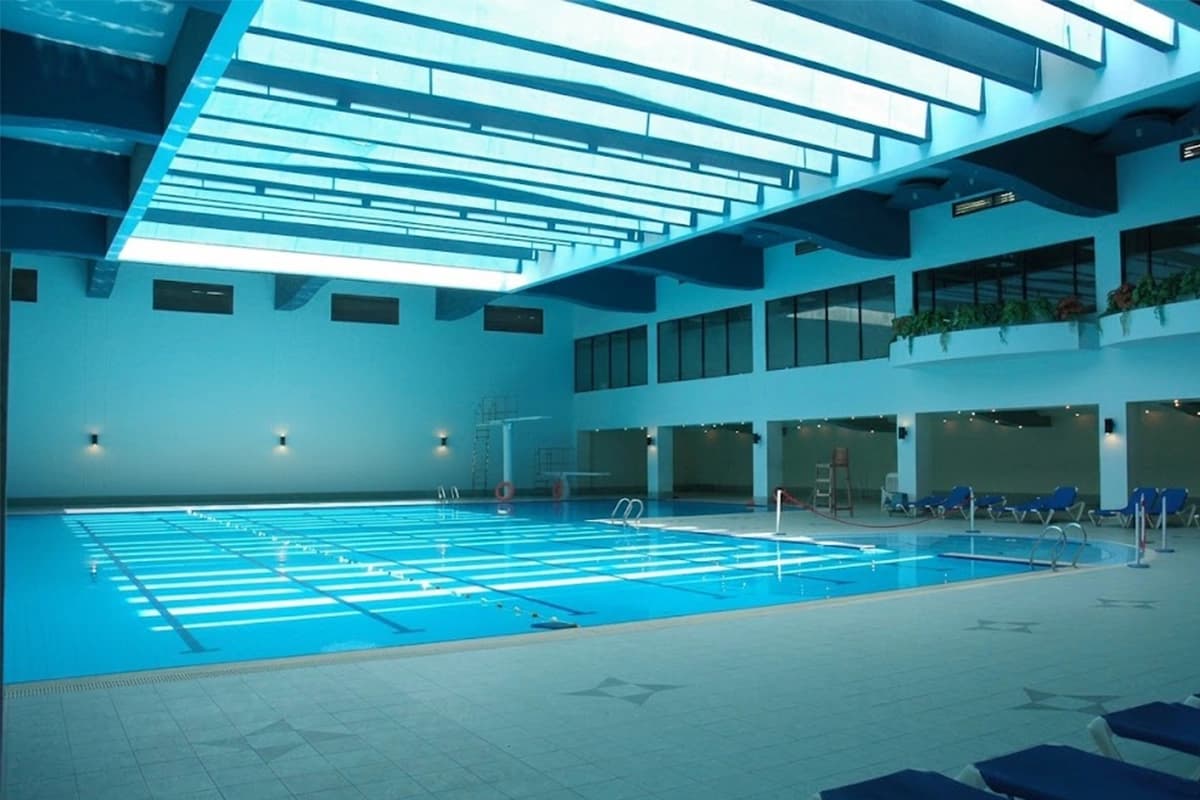 Swimming pool indoor view