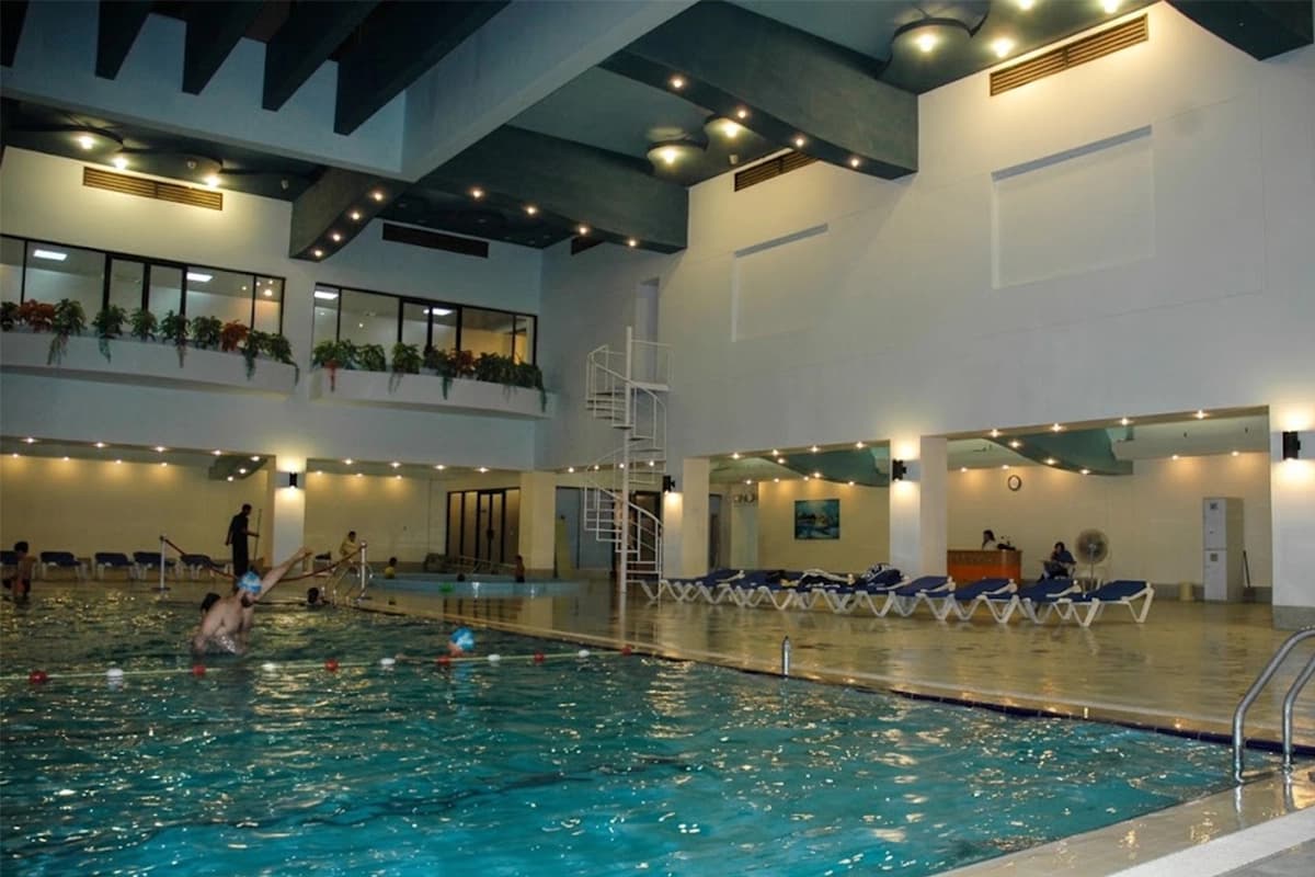 Swimming pool swimmers