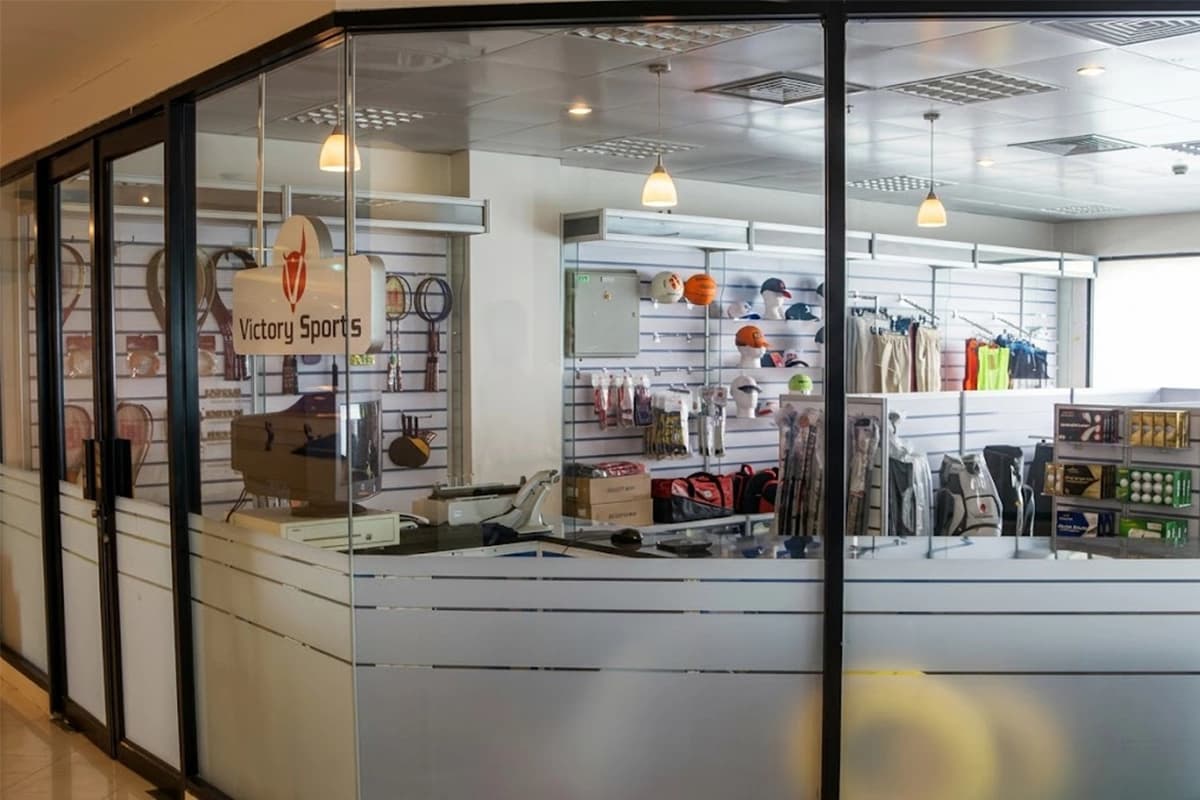 Victory sports shop storefront