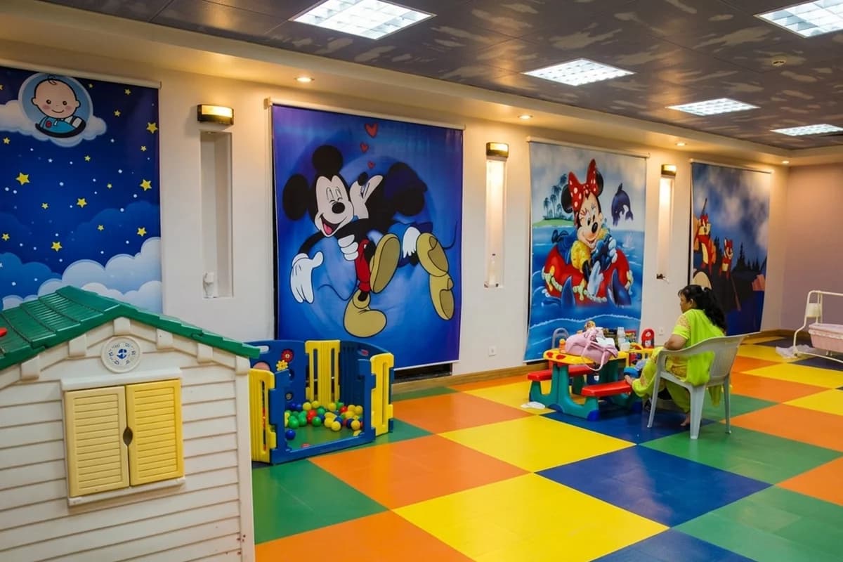 Babysitting play area