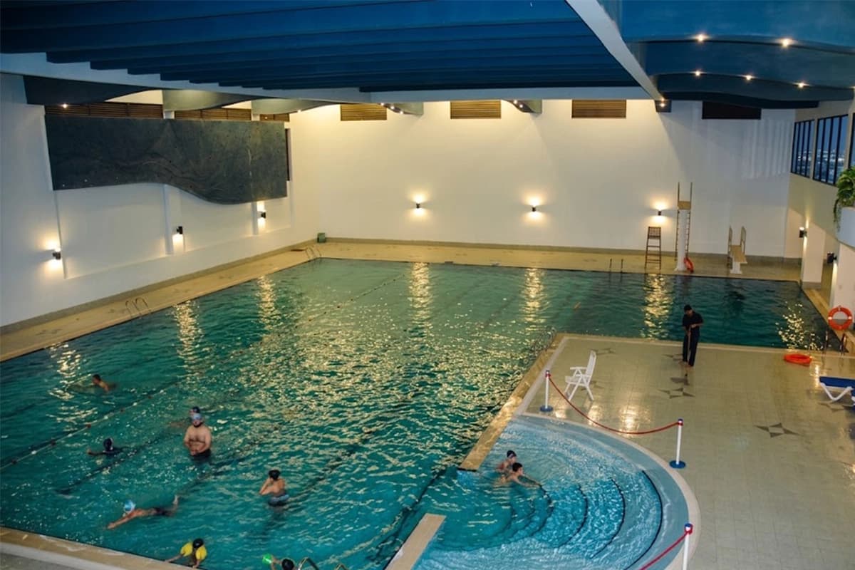 People swimming in southend club